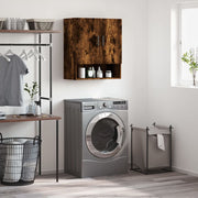 vægskab 60x31x70 cm konstrueret træ røget egetræsfarve