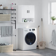 vægskab 60x31x70 cm konstrueret træ hvid