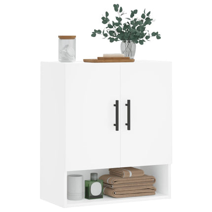 vægskab 60x31x70 cm konstrueret træ hvid