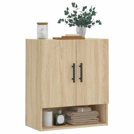 vægskab 60x31x70 cm konstrueret træ sonoma-eg