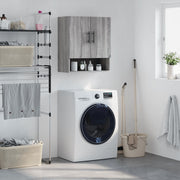 vægskab 60x31x70 cm konstrueret træ grå sonoma-eg