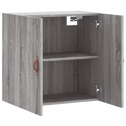 vægskab 60x31x60 cm konstrueret træ grå sonoma-eg