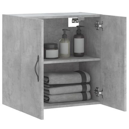 vægskab 60x31x60 cm konstrueret træ betongrå