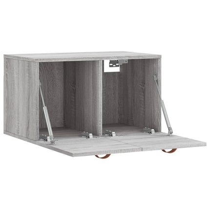 vægskab 60x36,5x35 cm konstrueret træ grå sonoma-eg