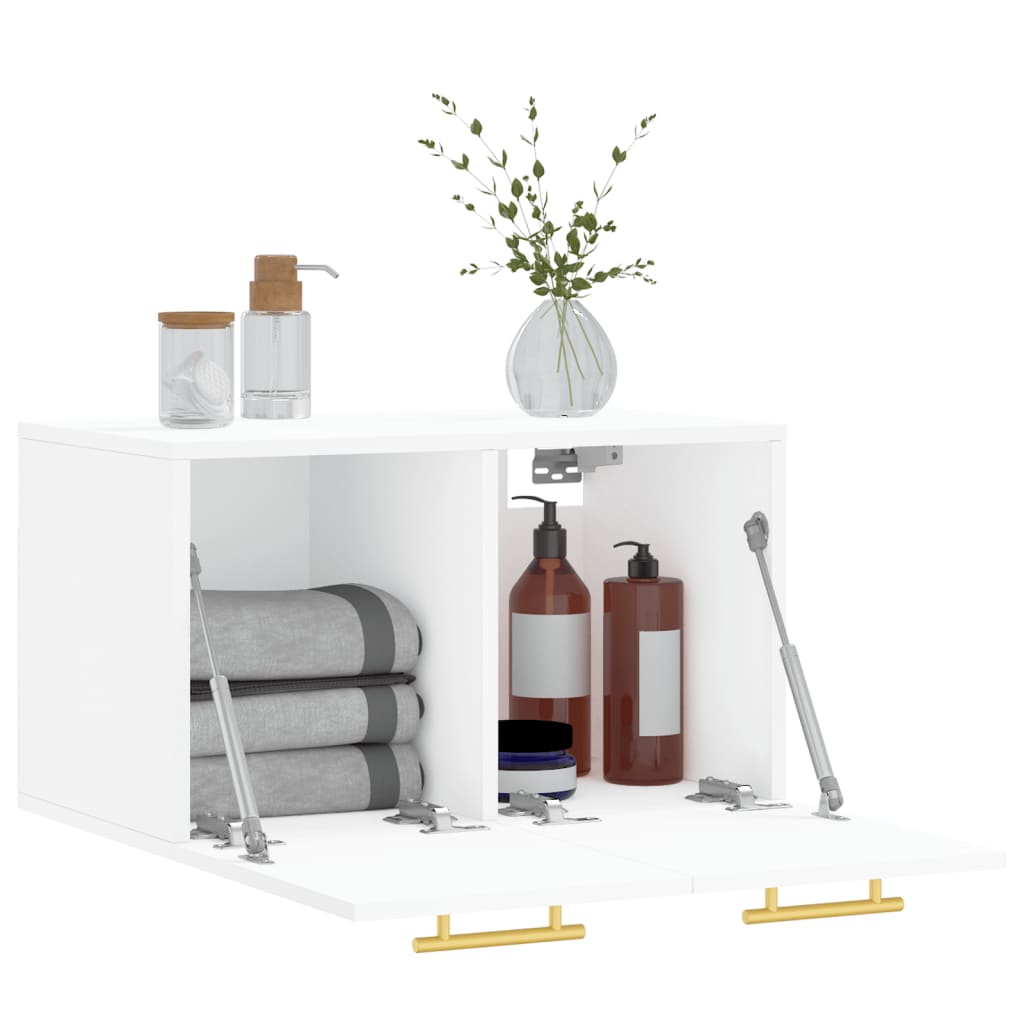 vægskab 60x36,5x35 cm konstrueret træ hvid