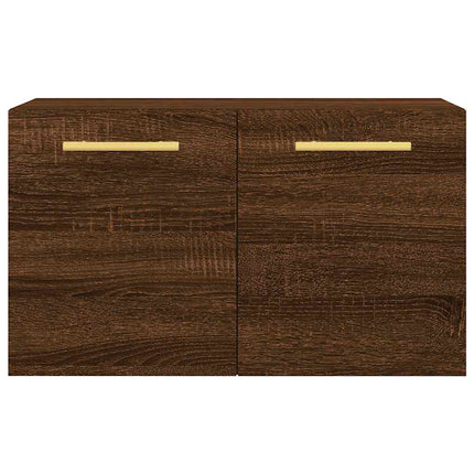 vægskab 60x36,5x35 cm konstrueret træ brun egetræsfarve