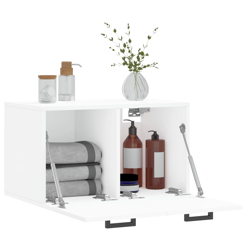 vægskab 60x36,5x35 cm konstrueret træ hvid