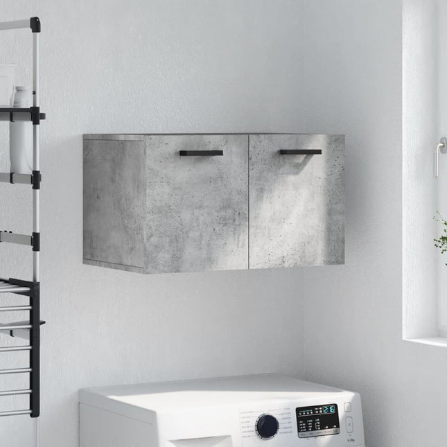 vægskab 60x36,5x35 cm konstrueret træ betongrå