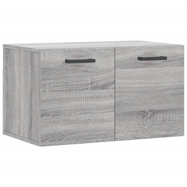 vægskab 60x36,5x35 cm konstrueret træ grå sonoma-eg