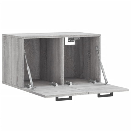 vægskab 60x36,5x35 cm konstrueret træ grå sonoma-eg