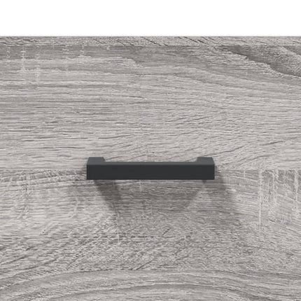 vægskab 60x36,5x35 cm konstrueret træ grå sonoma-eg