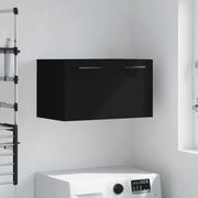 vægskab 60x36,5x35 cm konstrueret træ sort