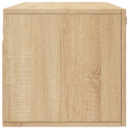 vægskab 100x36,5x35 cm konstrueret træ sonoma-eg