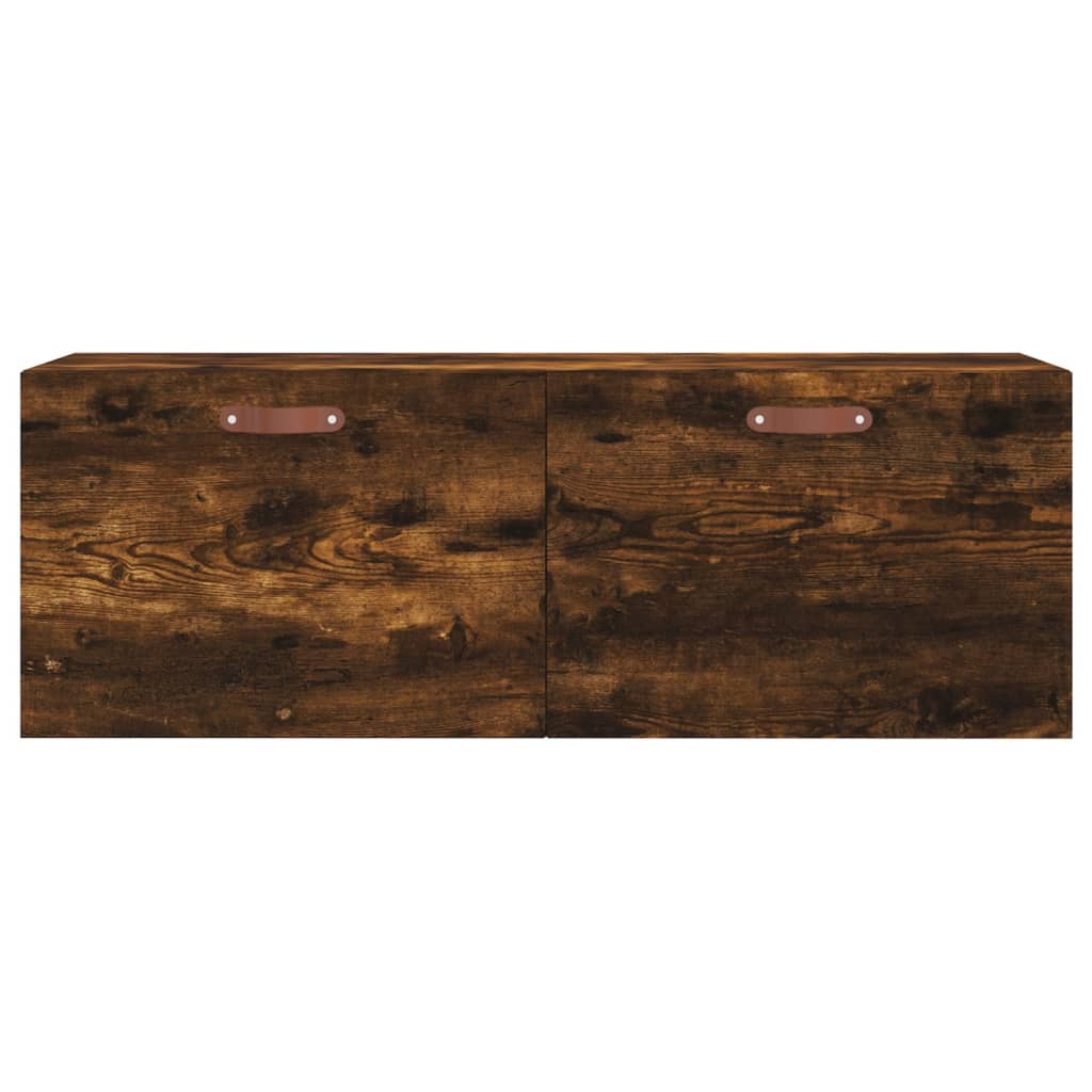 vægskab 100x36,5x35 cm konstrueret træ røget sonoma-eg
