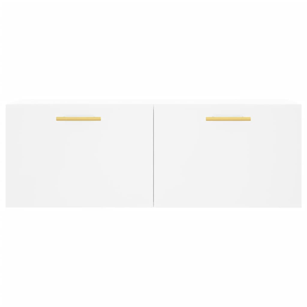 vægskab 100x36,5x35 cm konstrueret træ hvid