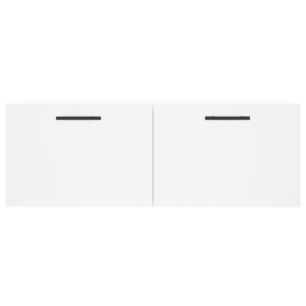 vægskab 100x36,5x35 cm konstrueret træ hvid