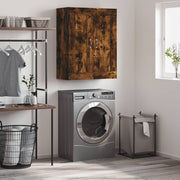 vægskab 69,5x34x90 cm konstrueret træ røget sonoma-eg