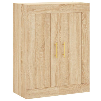 vægskab 69,5x34x90 cm konstrueret træ sonoma-eg
