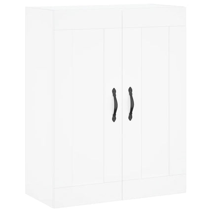 vægskab 69,5x34x90 cm konstrueret træ hvid