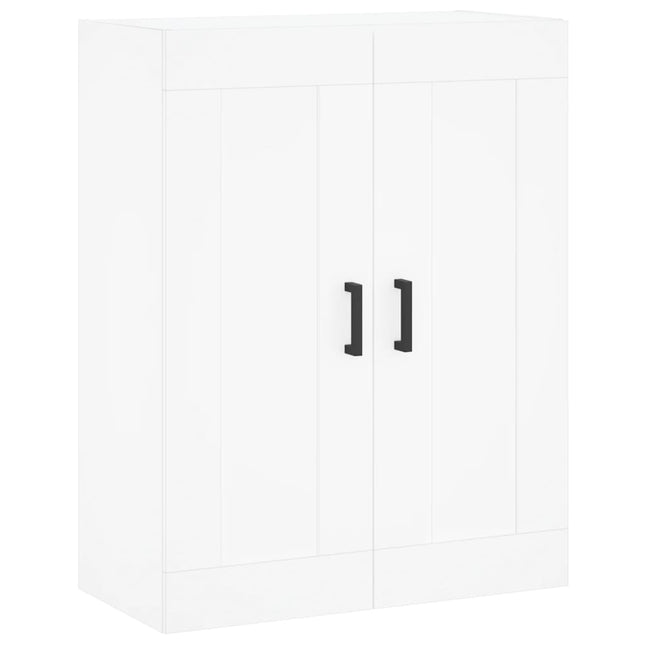 vægskab 69,5x34x90 cm konstrueret træ hvid