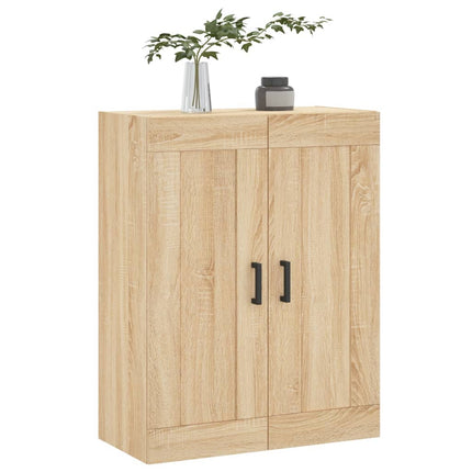 vægskab 69,5x34x90 cm konstrueret træ sonoma-eg
