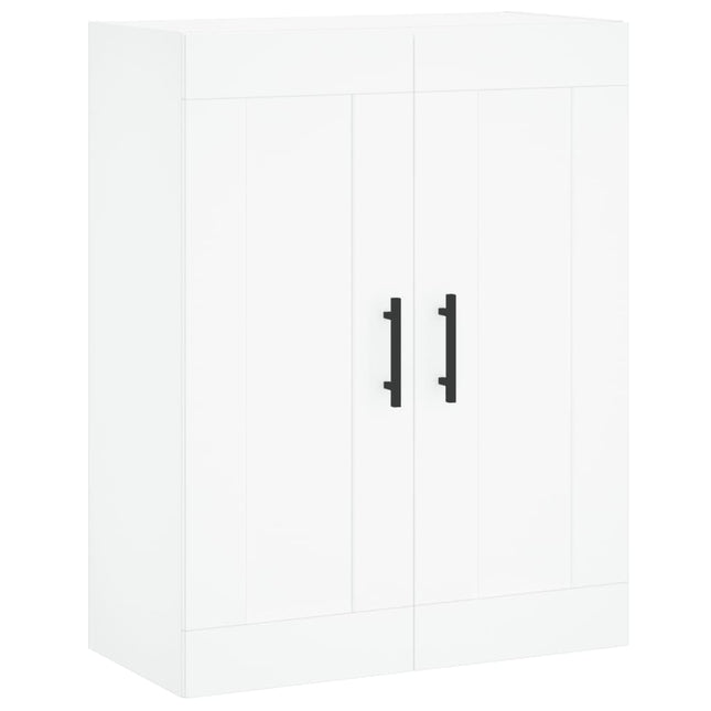 vægskab 69,5x34x90 cm konstrueret træ hvid