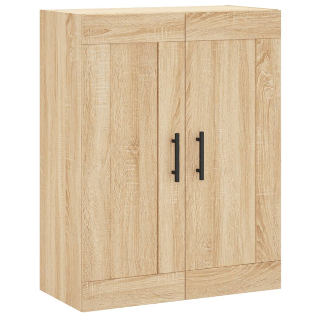 vægskab 69,5x34x90 cm konstrueret træ sonoma-eg