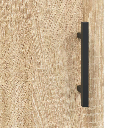 vægskab 69,5x34x90 cm konstrueret træ sonoma-eg
