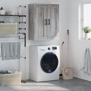 vægskab 69,5x34x90 cm konstrueret træ grå sonoma-eg