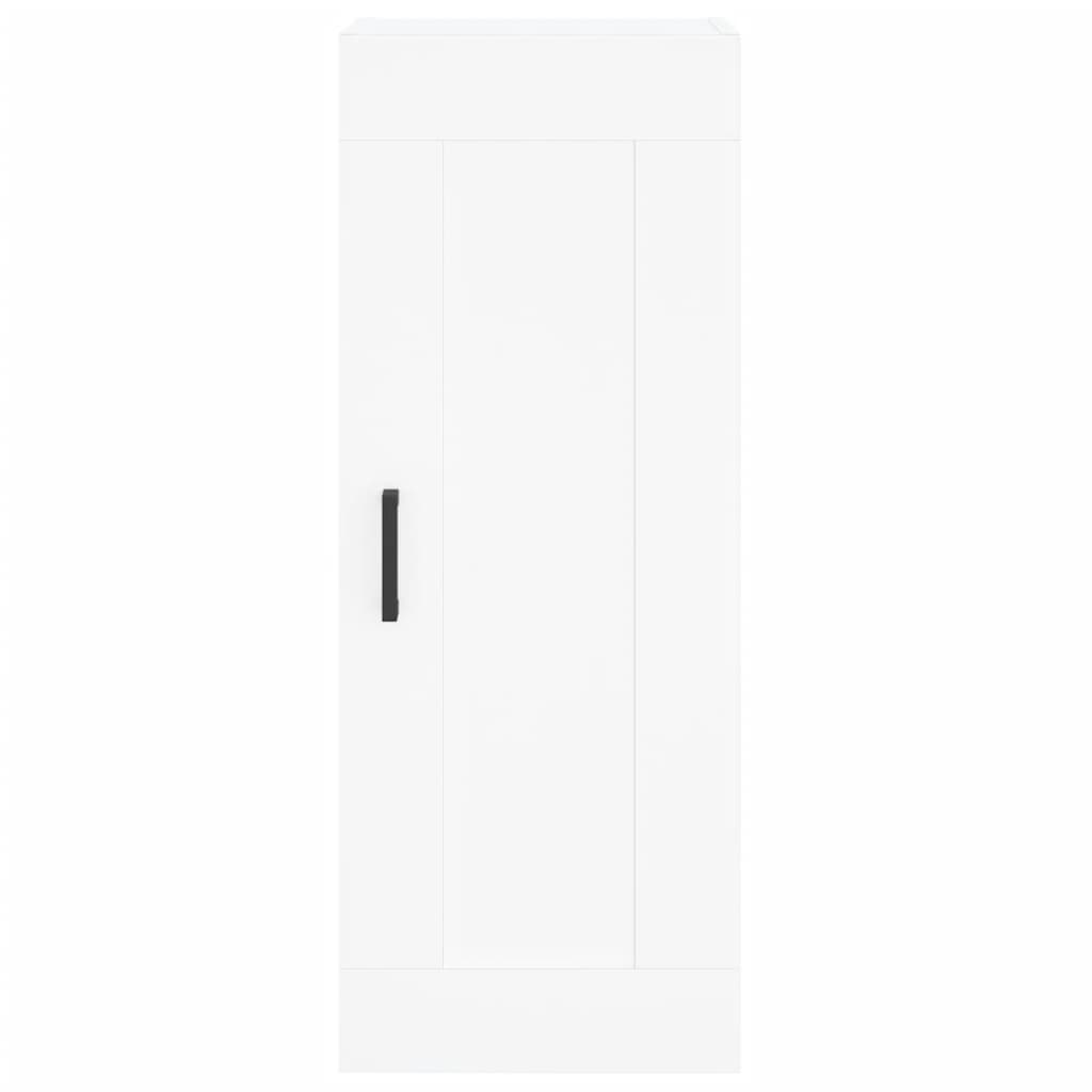 vægskab 34,5x34x90 cm konstrueret træ hvid