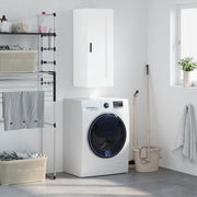 vægskab 34,5x34x90 cm konstrueret træ hvid