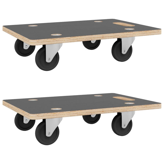 møbelhunde 2 stk. 80x55x11,5 cm 250 kg rektangulær