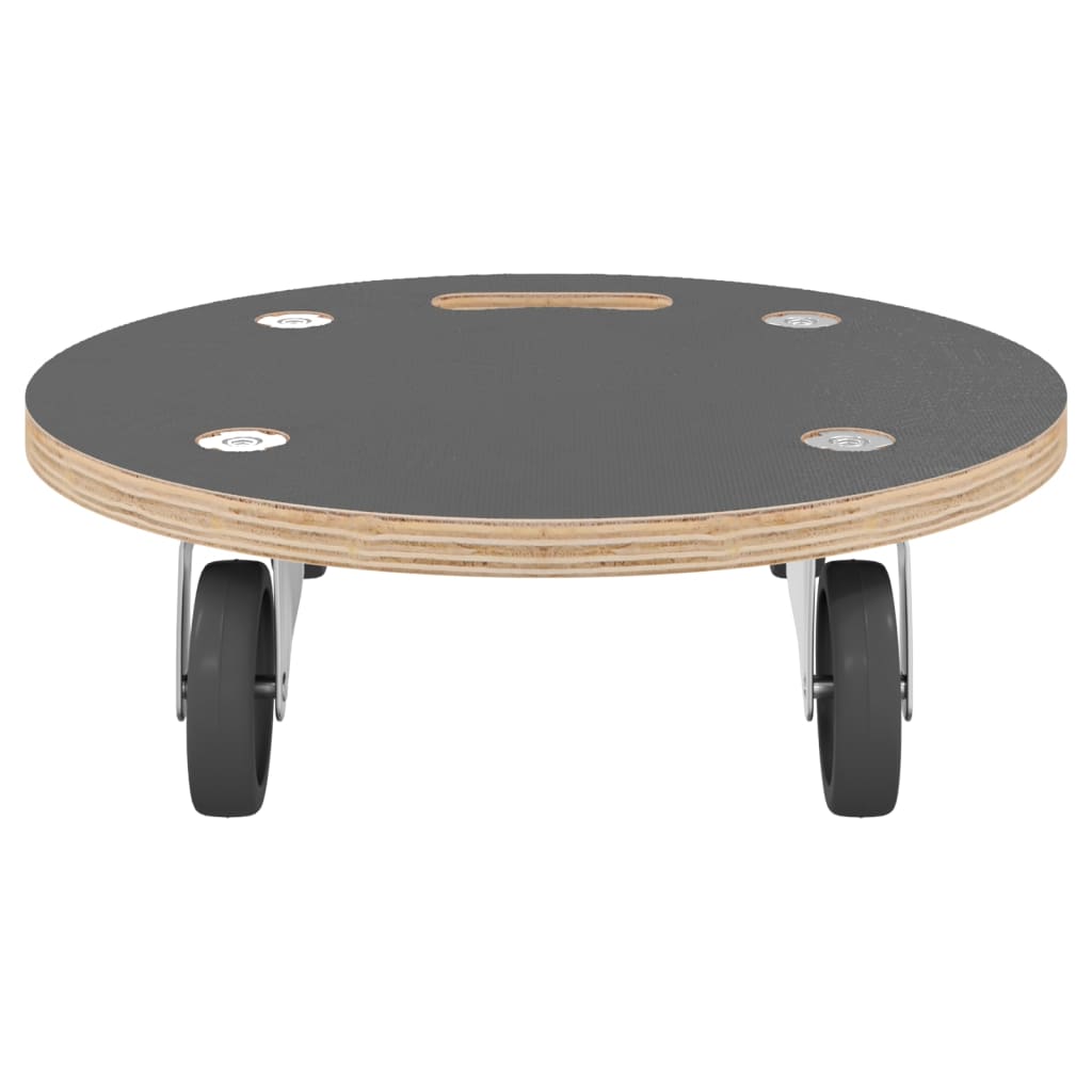 møbelhunde 2 stk. Ø38x11,5 cm 250 kg rund