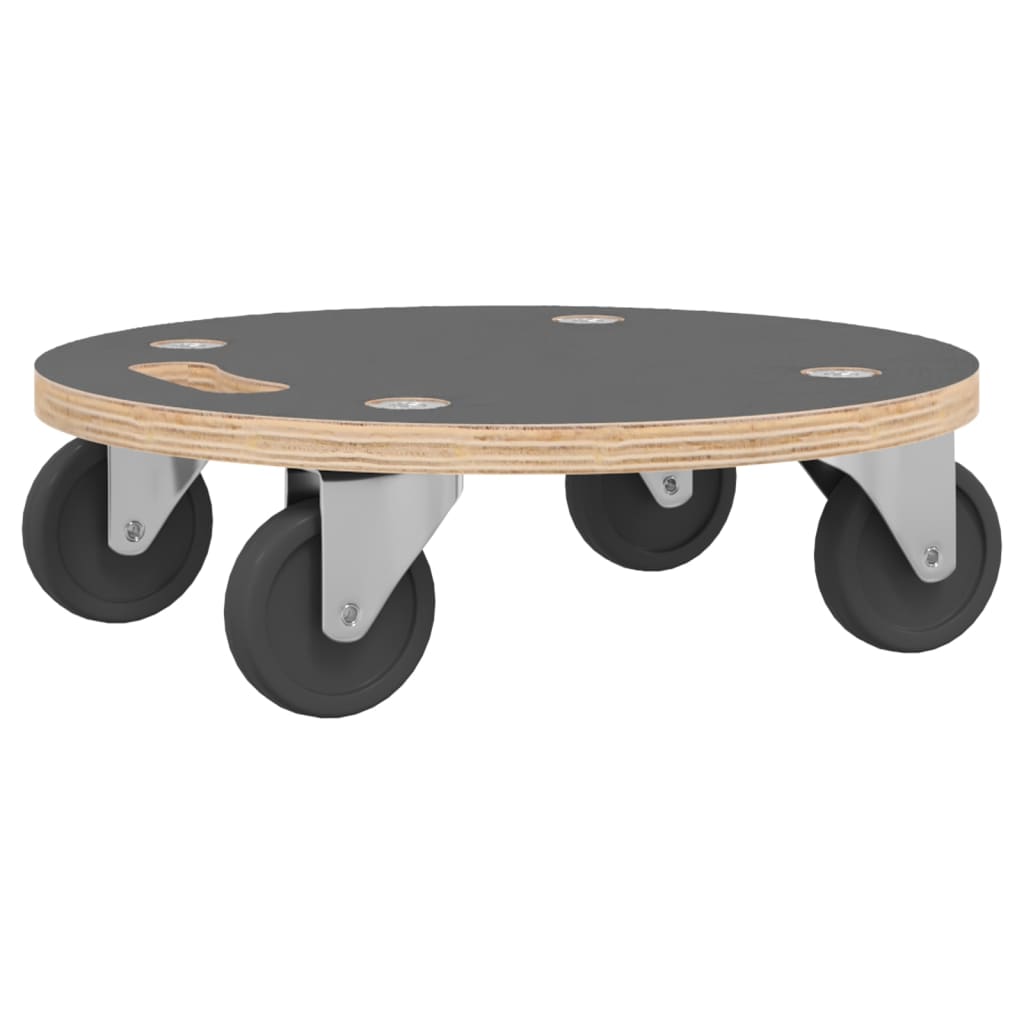 møbelhunde 2 stk. Ø38x11,5 cm 250 kg rund
