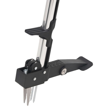 ukrudtsfjerner 99,5 cm anodiseret aluminium rød og sølvfarvet