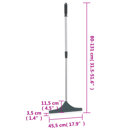 kunstgræsbørste 131 cm PP mørkegrøn