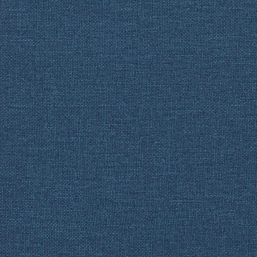 2-i-1 sovesofa 112x174x55 cm stof blå