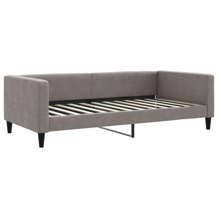 daybed 100x200 cm stof gråbrun