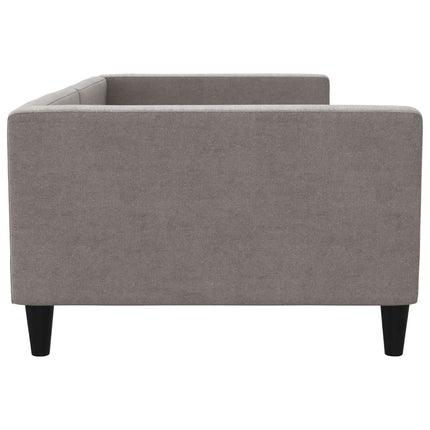 daybed 100x200 cm stof gråbrun