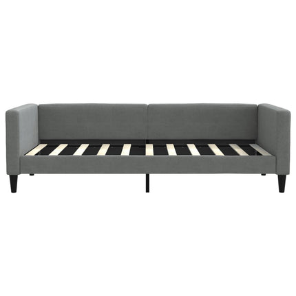 daybed 90x190 cm stof mørkegrå