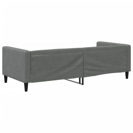 daybed 90x190 cm stof mørkegrå