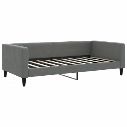 daybed 100x190 cm stof mørkegrå