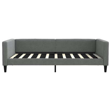 daybed 100x190 cm stof mørkegrå
