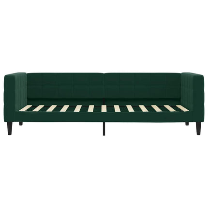 daybed 80x200 cm velour mørkegrøn