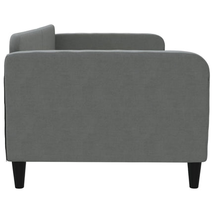 daybed 90x200 cm stof mørkegrå