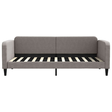 daybed 90x200 cm stof gråbrun