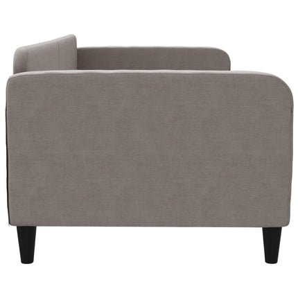 daybed 90x200 cm stof gråbrun