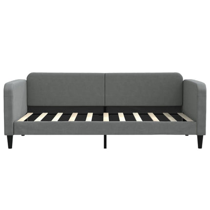 daybed 90x190 cm stof mørkegrå