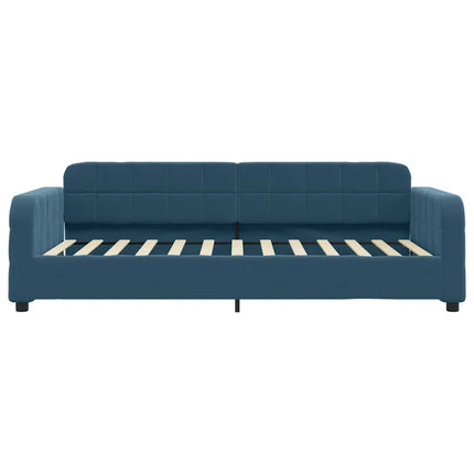 daybed 80x200 cm velour blå