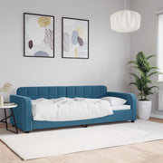 daybed 80x200 cm velour blå